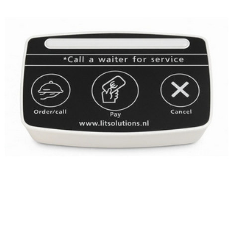 Menu Service Call Button with Acrylic Holder